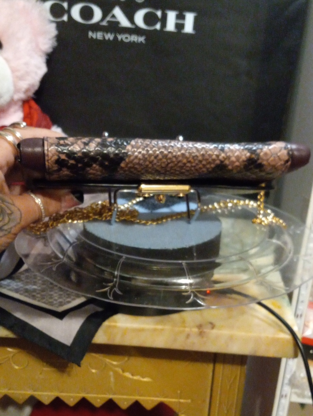 Coach  Drifter Wallet With Chain - Picture 7 of 11